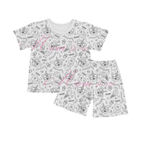 Snooze&Scrible™️Children Sketch Coloring Comfortable Pajamas